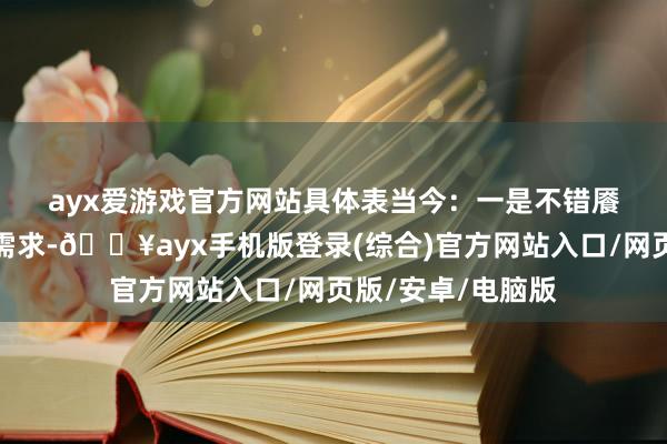 ayx爱游戏官方网站具体表当今：　　一是不错餍足客户的个性化需求-🔥ayx手机版登录(综合)官方网站入口/网页版/安卓/电脑版
